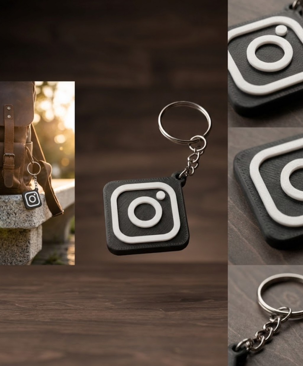 NFC Instagram Keyring